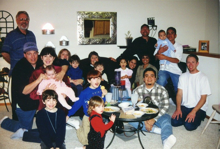 Our first "small group" in 2000.