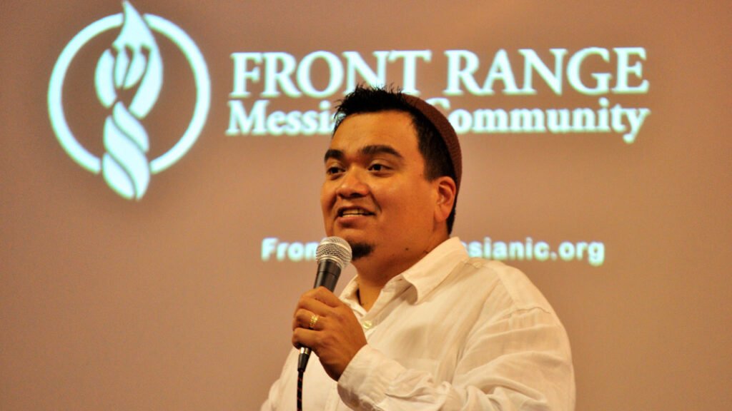 Michael Gonzales teaching at The Front Range Messianic Community in Westminster, Colorado.