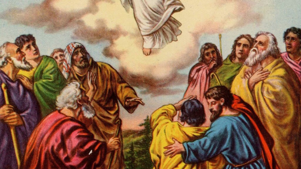 “And after He had said these things, He was lifted up while they were looking on, and a cloud received Him out of their sight.” - Acts 1:9
